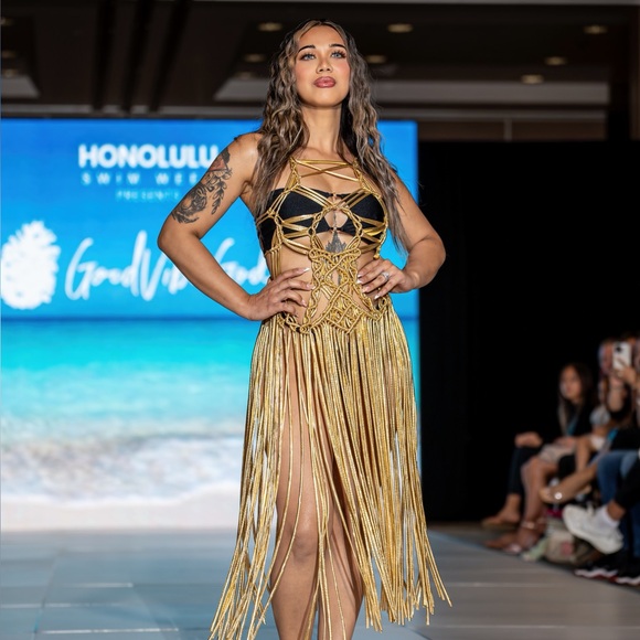 Handmade Macramé Rope Dress - Picture 16 of 16